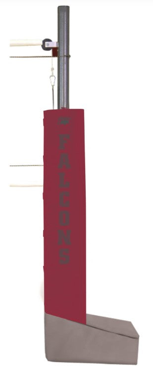 Match Point Aluminum Portable Volleyball System - Cardinal