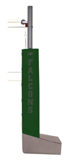 Match Point Aluminum Portable Volleyball System - Forest Green