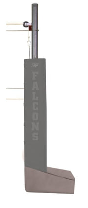 Match Point Aluminum Portable Volleyball System - Gray