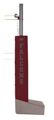 Match Point Aluminum Portable Volleyball System - Maroon