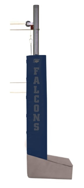 Match Point Aluminum Portable Volleyball System - Navy