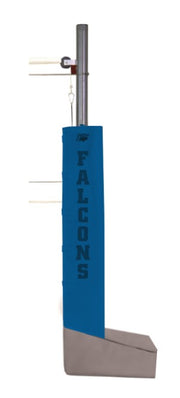Match Point Aluminum Portable Volleyball System - Royal