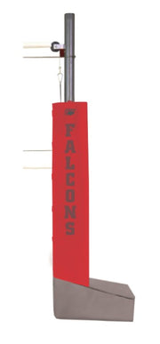 Match Point Aluminum Portable Volleyball System - Scarlet
