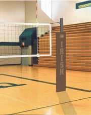Match Point Side-by-Side Double Court VB System - Brown
