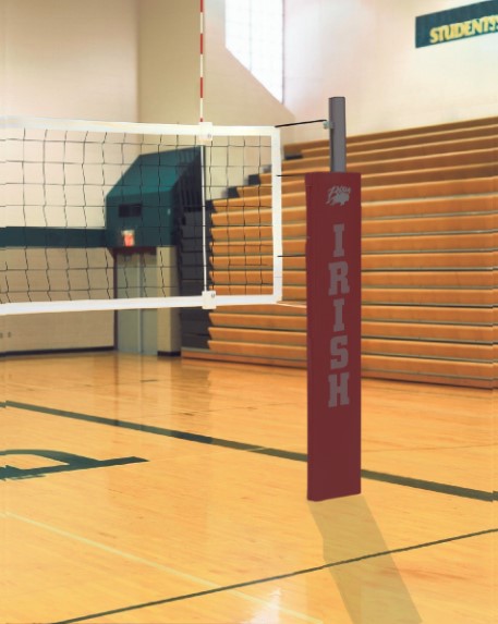 Match Point Side-by-Side Double Court VB System - Maroon