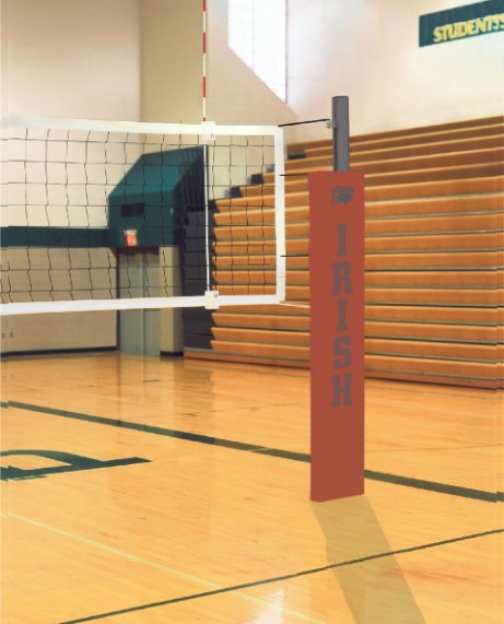 Match Point Side-by-Side Double Court VB System w/o Socket - Burnt Orange