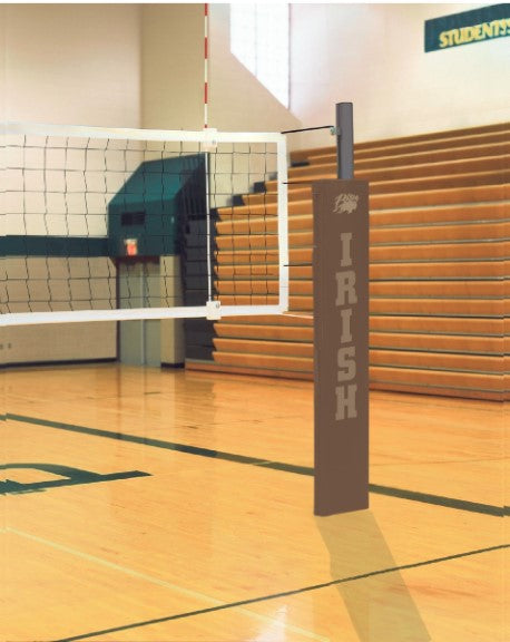 Match Point Side-by-Side Double Court VB System w/o Socket - Brown