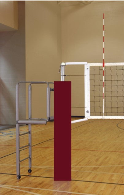 CarbonMax Side-by-Side Double Court VB System - Maroon