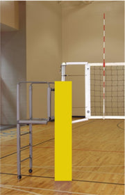 CarbonMax Side-by-Side Double Court Volleyball System w/o Sockets - Gold