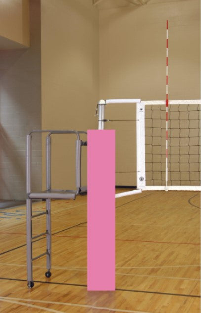 CarbonMax Side-by-Side Double Court Volleyball System w/o Sockets - Pink