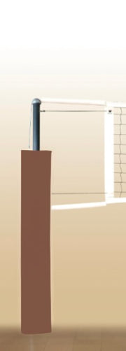 CarbonLite Side-by-Side Volleyball System - Brown