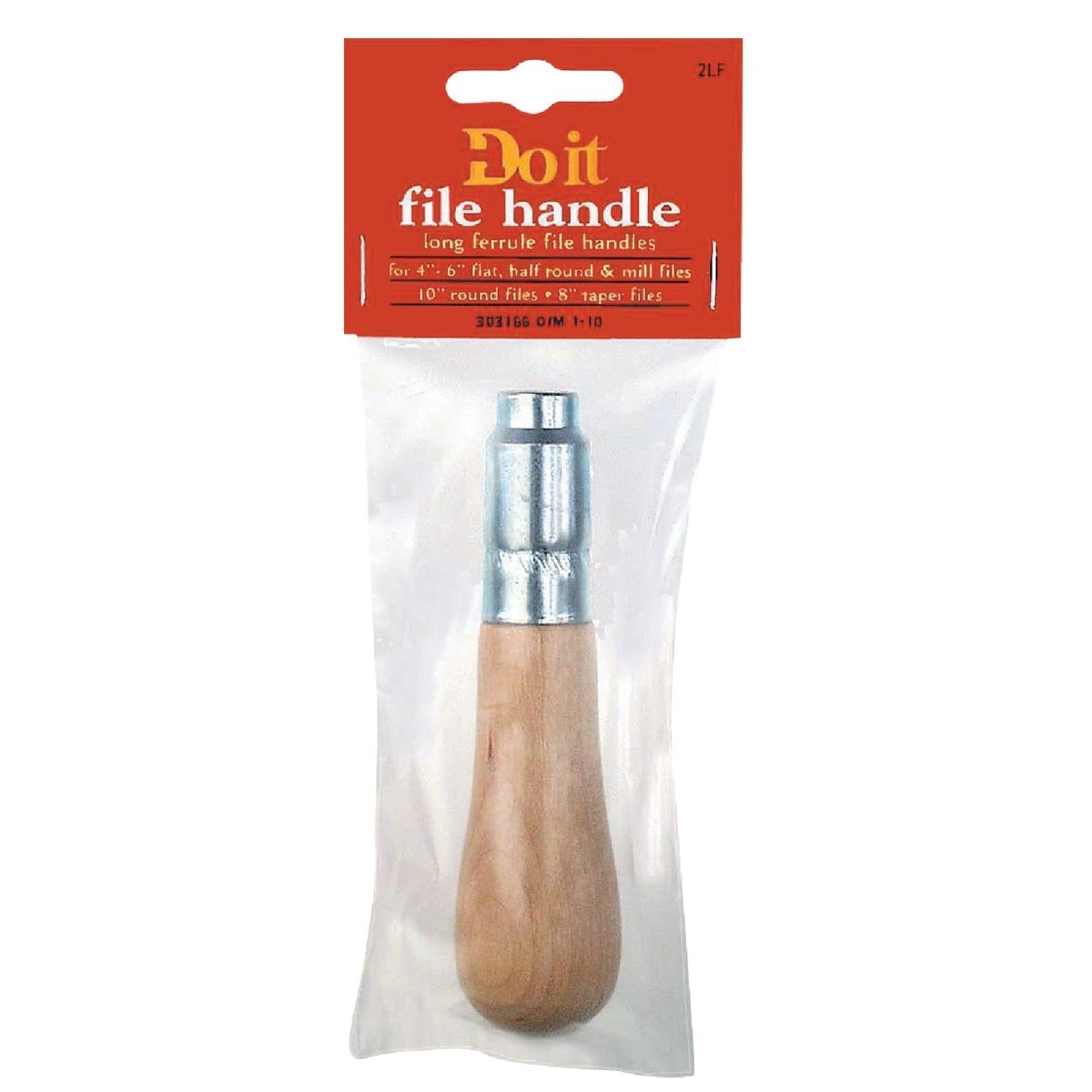 Long Ferrule 4-1/2 In. L Wood File Handle for 6 to 8 In. File