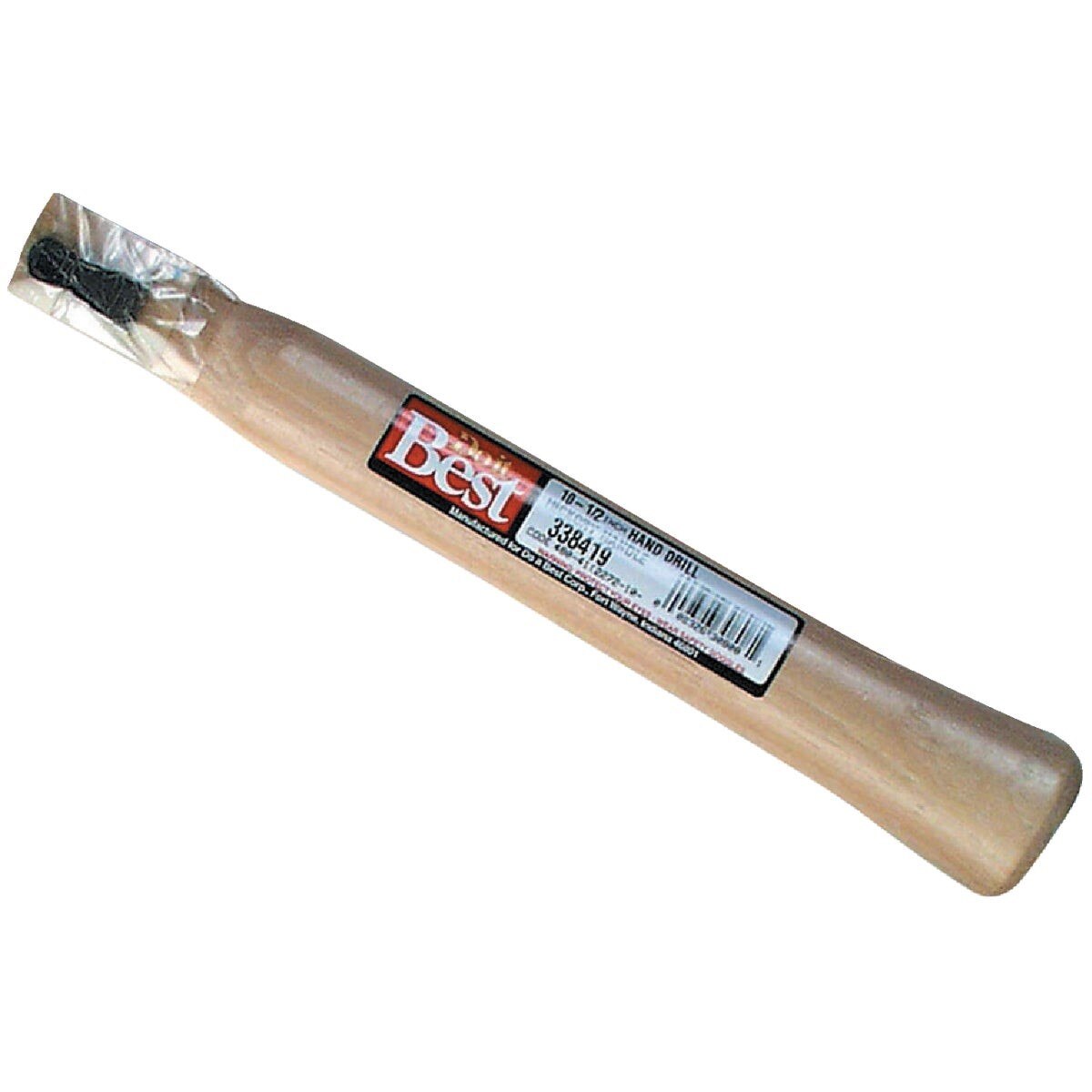 1-1/2 In. Straight Hickory Hand-Drilling Hammer Handle