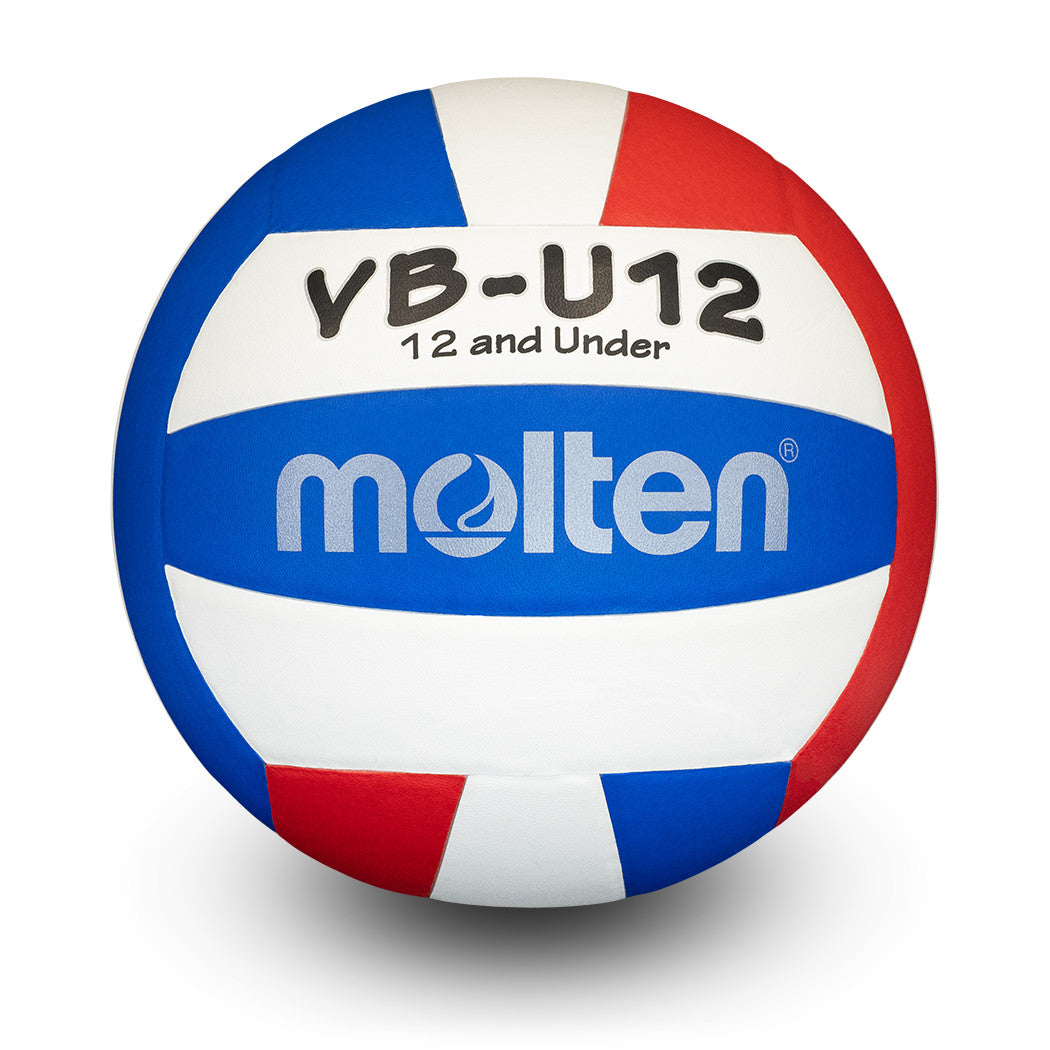 Elite Competition Volleyball VBU12 Series Red/White/Blue, USAV Approved Lightweight 12 & Under Game Volleyball