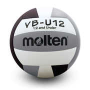 Elite Competition Volleyball VBU12 SeriesBlack/Silver/White Lightweight 12 & Under Game Volleyball