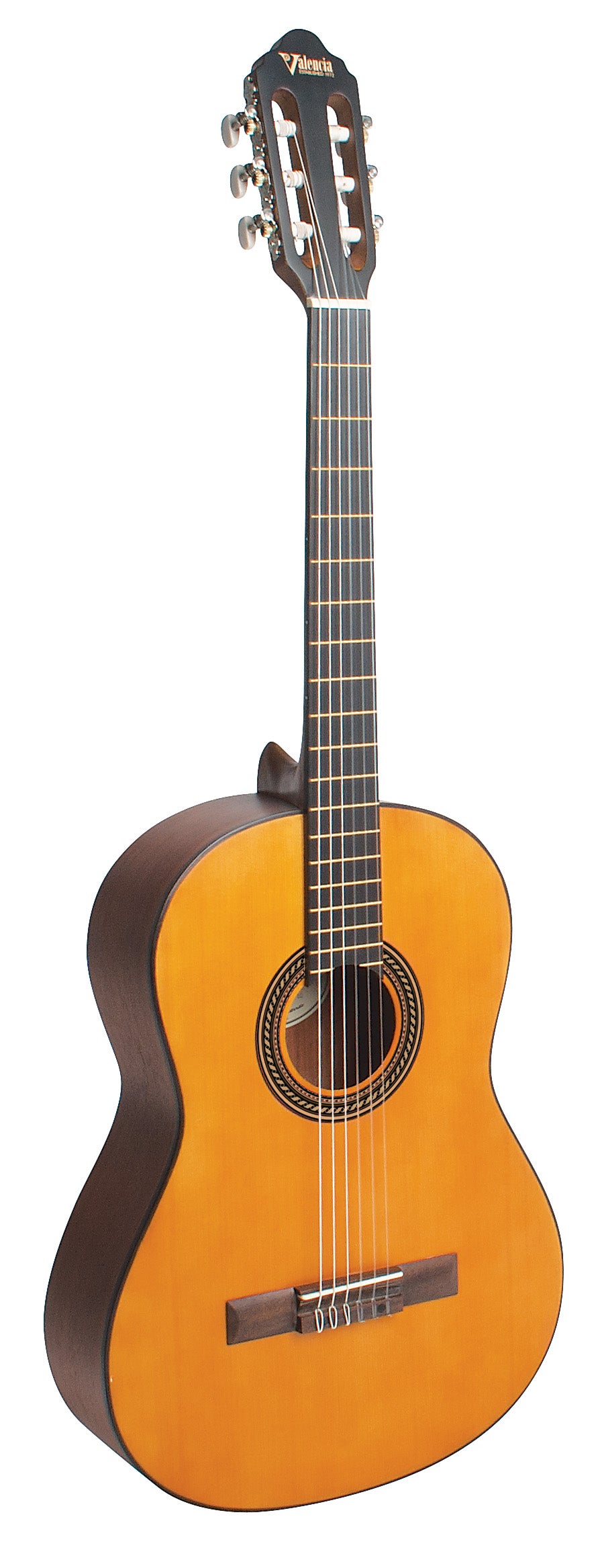 Valencia VC204 200 Series Classical Guitar. Antique Natural Finish