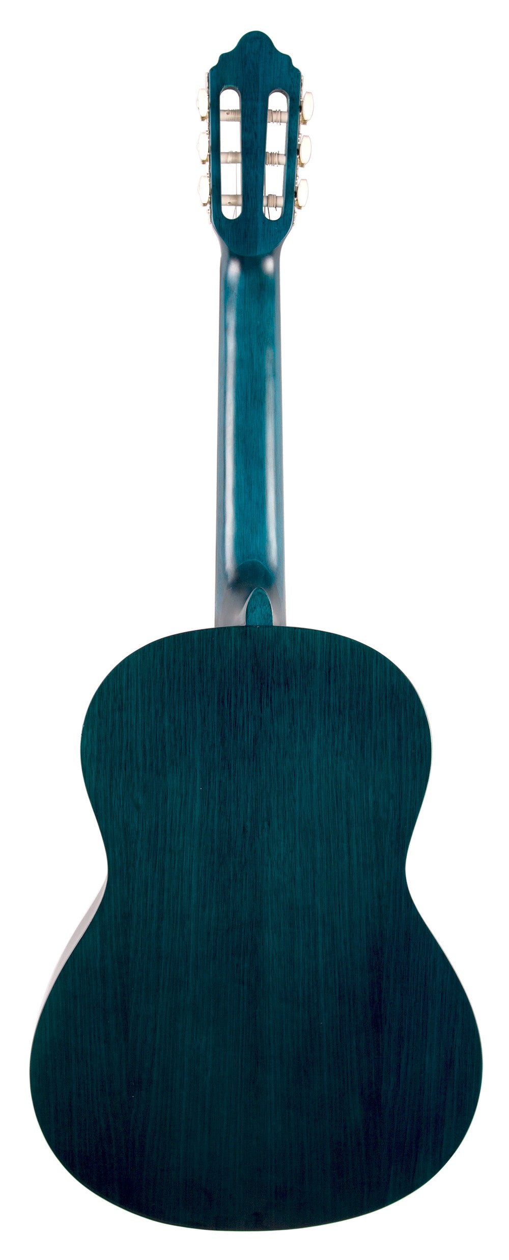 Valencia VC204TBU 200 Series Classical Guitar. Transparent Blue
