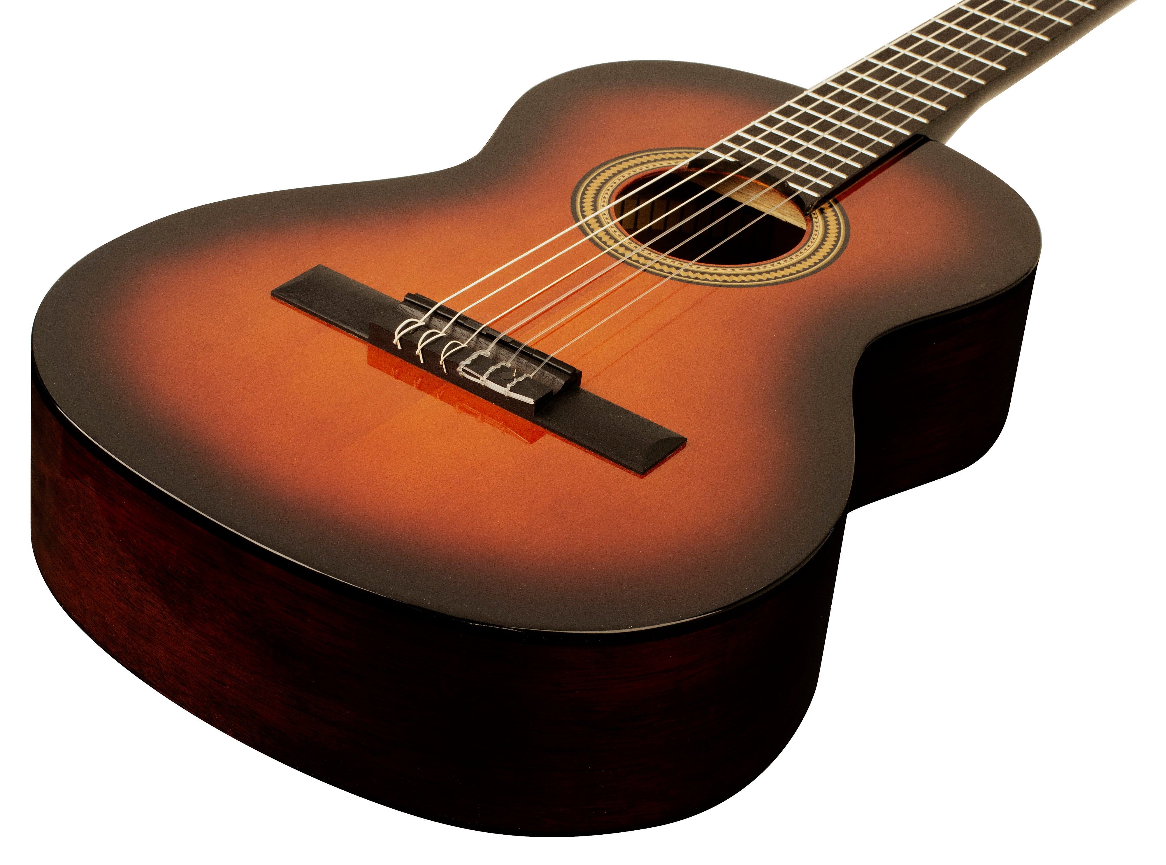 Valencia VC263CSB 260 Series 3/4 Size Classical Guitar. Classic Sunburst