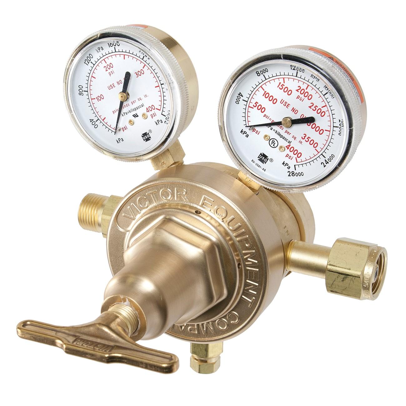Regulator, Extra High Capacity, Two Stage, Oxygen Gas