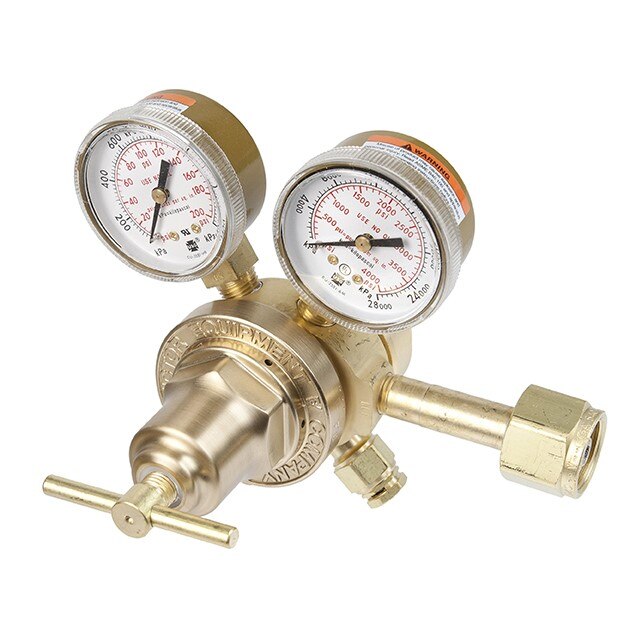 Regulator, Medium-Duty, Two Stage, Oxygen Gas