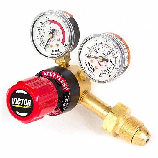 Regulator, Heavy-Duty, Single Stage, Acetylene Gas