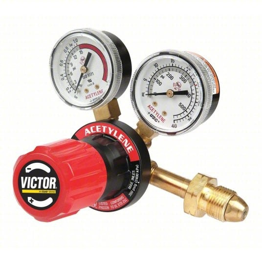 Regulator, Heavy-Duty, Single Stage, Acetylene Gas