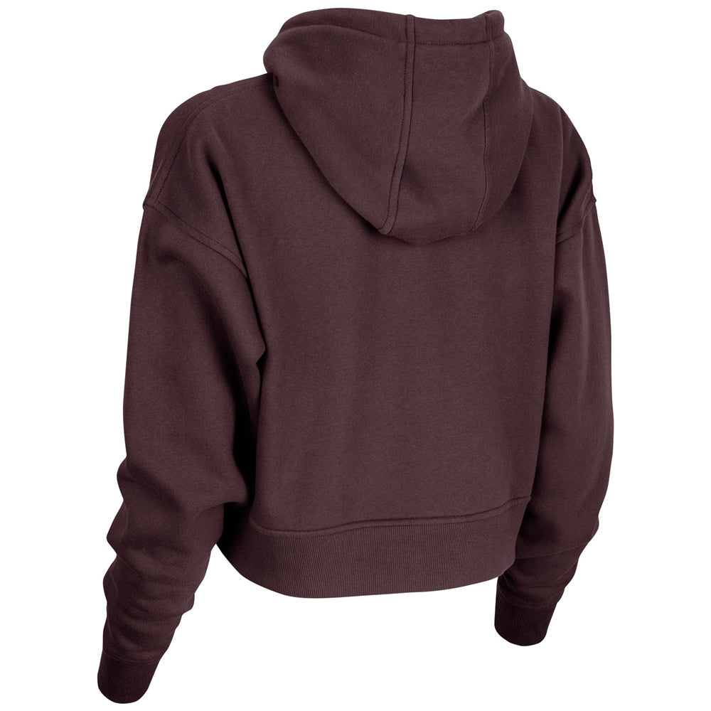 Victory Fleece Women's Crop Hoodie - Maroon - Womens - Medium
