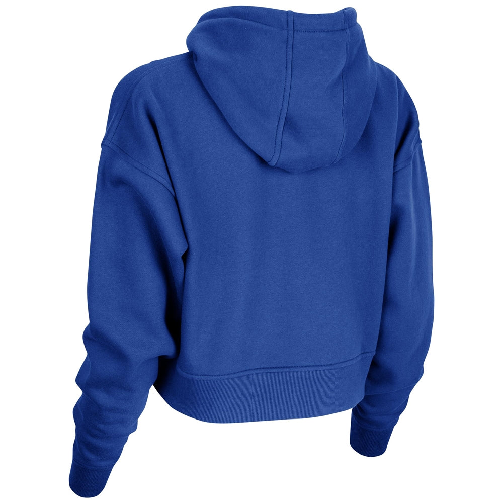 Victory Fleece Women's Crop Hoodie - Royal - Womens - Medium