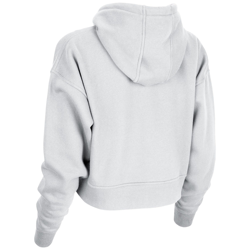 Victory Fleece Women's Crop Hoodie - White - Womens - Extra-Large