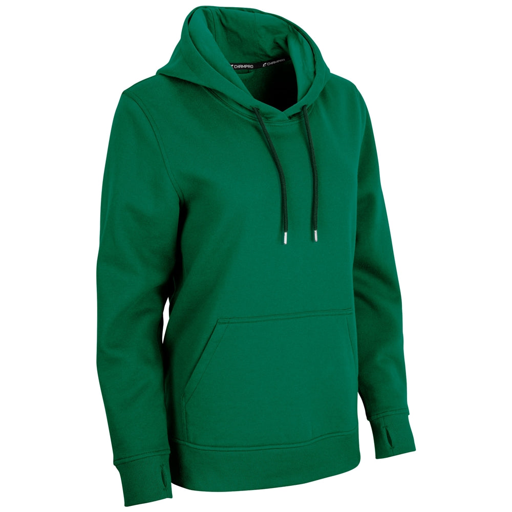 Victory Fleece Hoodie - Forest Green - Womens - Extra-Large