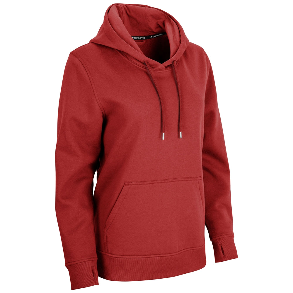Victory Fleece Hoodie - Scarlet - Womens - Extra-Small