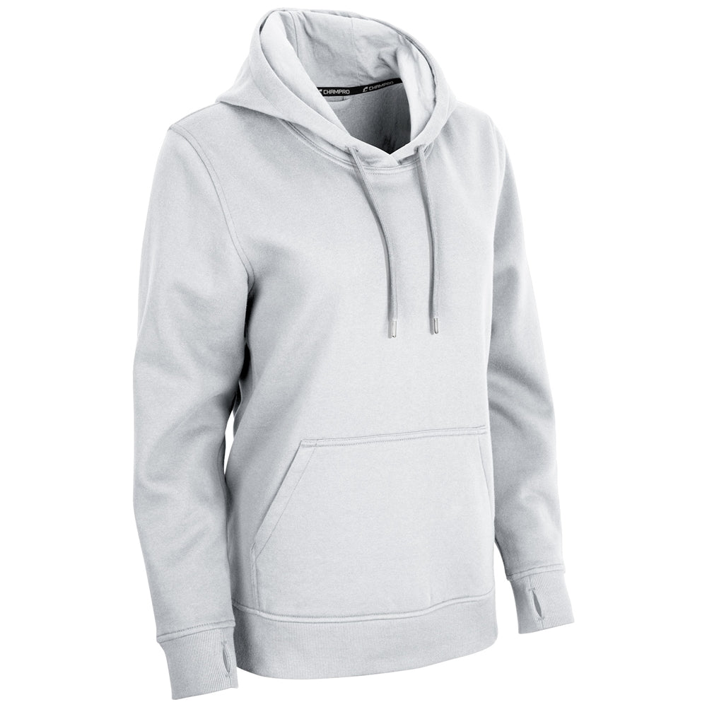 Victory Fleece Hoodie - White - Womens - Medium