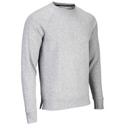 Victory Fleece Men's Split Hem Crew - Oxford Heather Grey - Adult - Extra-Large