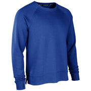 Victory Fleece Men's Split Hem Crew - Royal - Adult - Large
