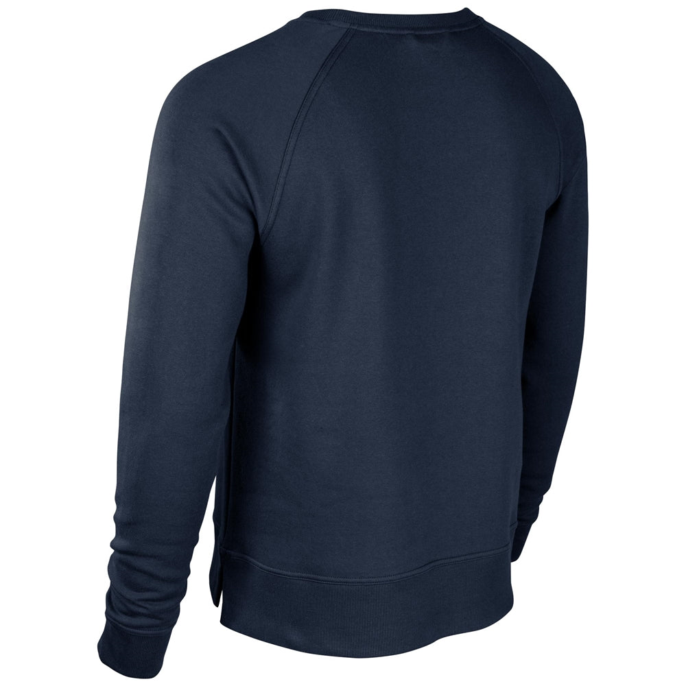 Victory Fleece Men's Split Hem Crew - Navy - Adult - Medium