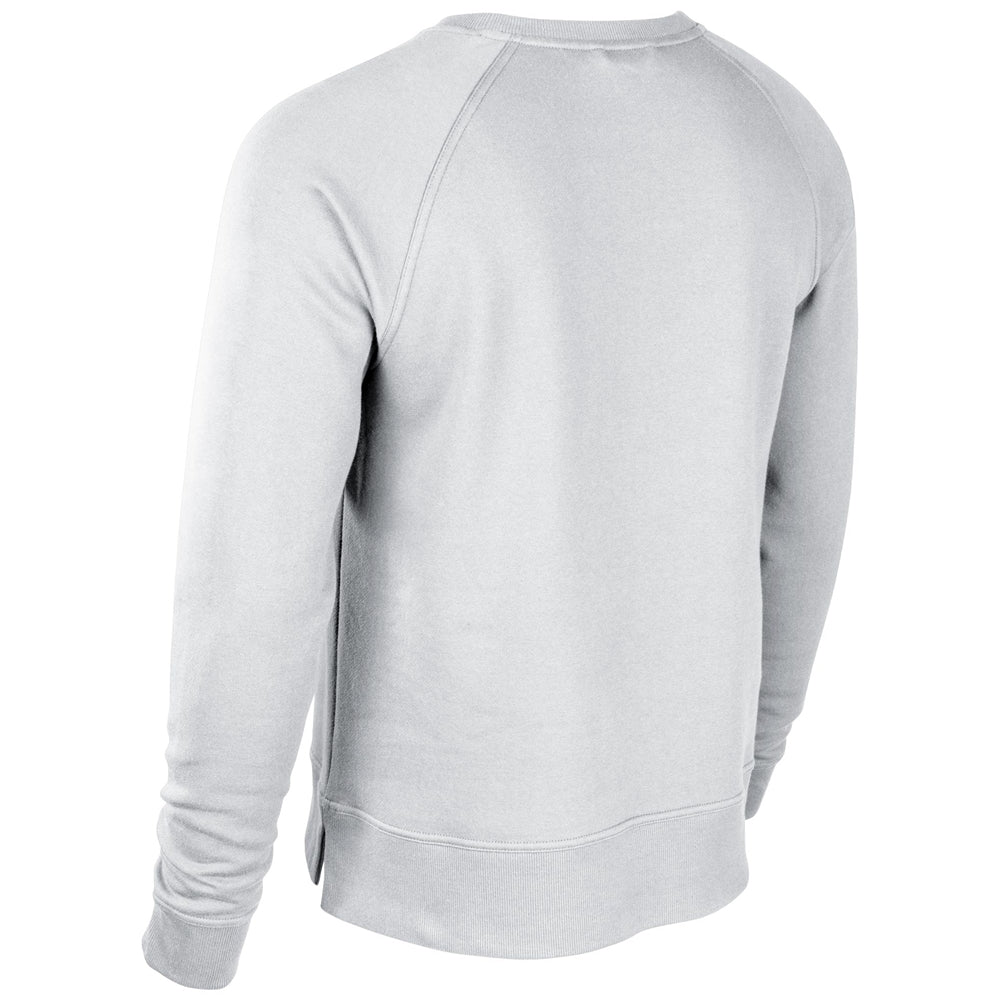 Victory Fleece Men's Split Hem Crew - White - Adult - Small