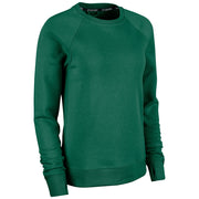 Victory Fleece Women's Split Hem Crew - Forest Green - Womens - Extra-Small