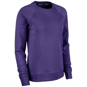 Victory Fleece Women's Split Hem Crew - Purple - Womens - Extra-Small