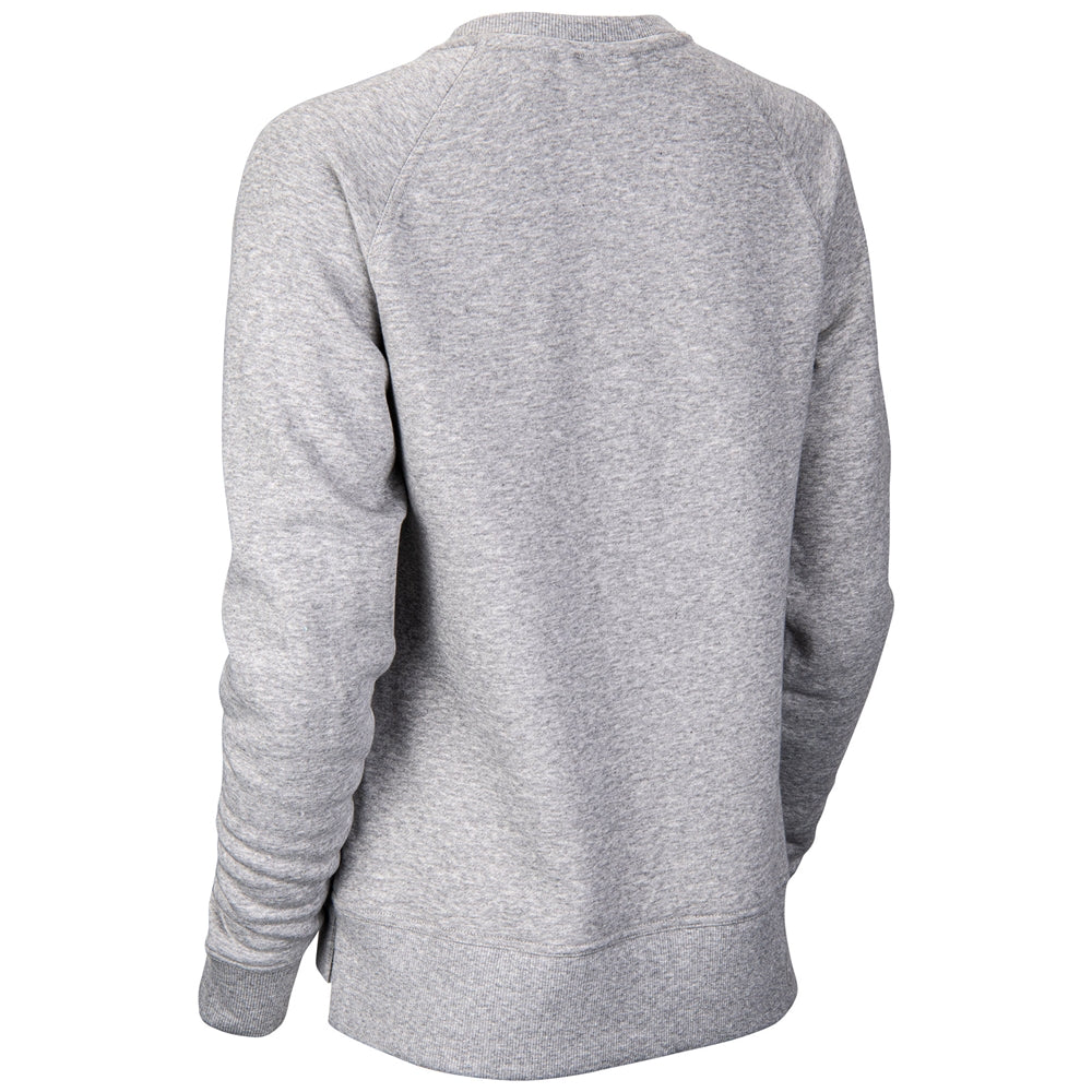 Victory Fleece Women's Split Hem Crew - Oxford Heather Grey - Womens - Large