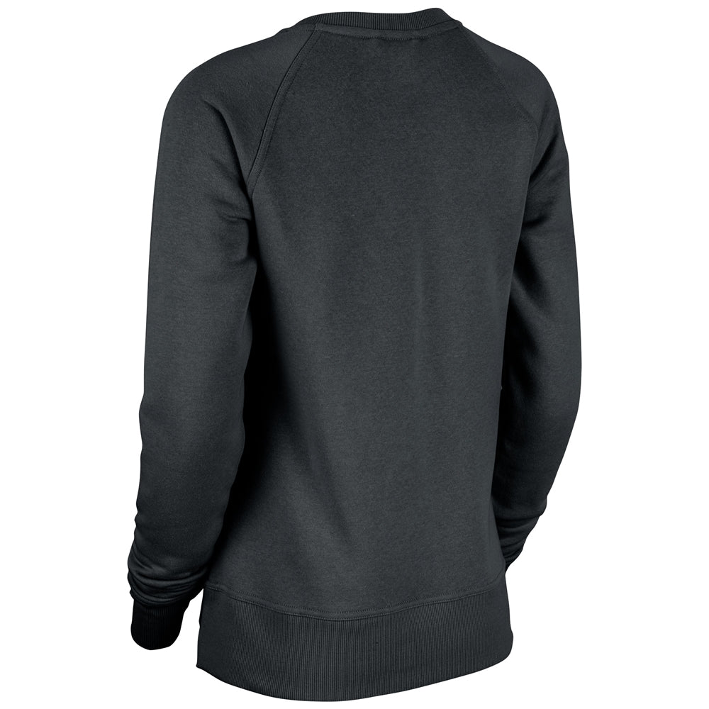 Victory Fleece Women's Split Hem Crew - Black - Womens - Extra-Small