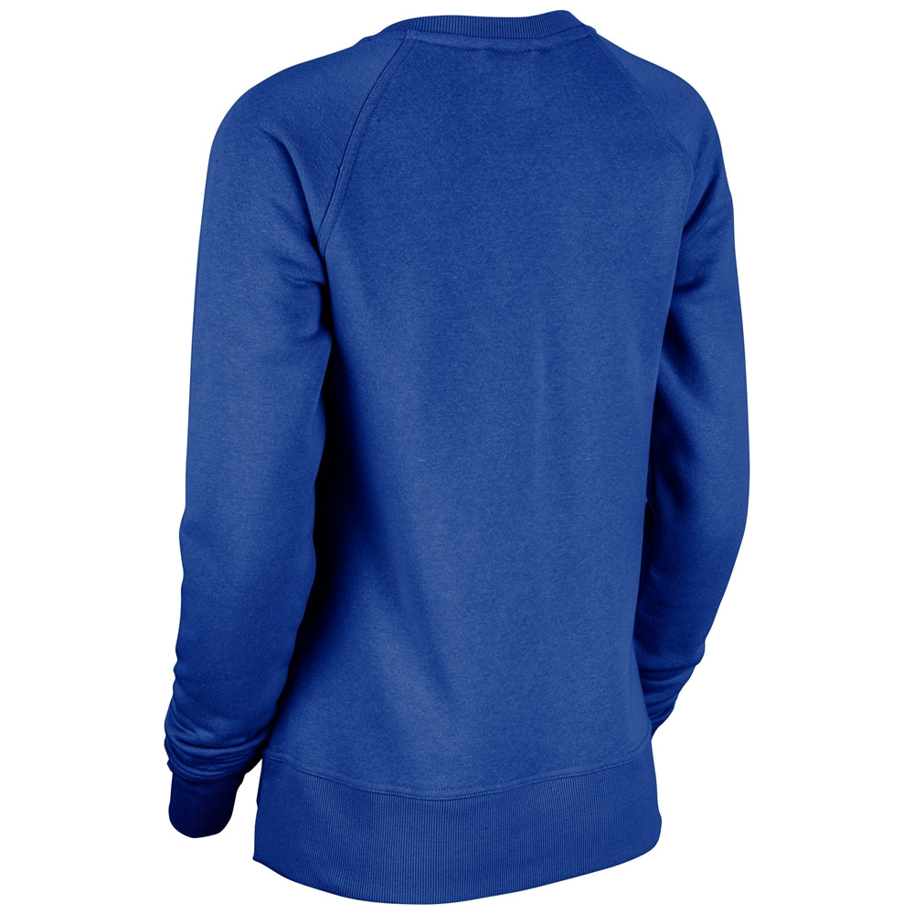 Victory Fleece Women's Split Hem Crew - Royal - Womens - Large