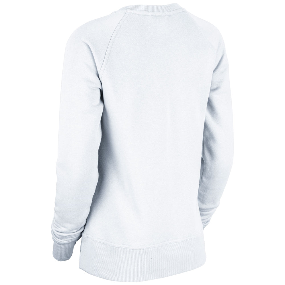 Victory Fleece Women's Split Hem Crew - White - Womens - Medium