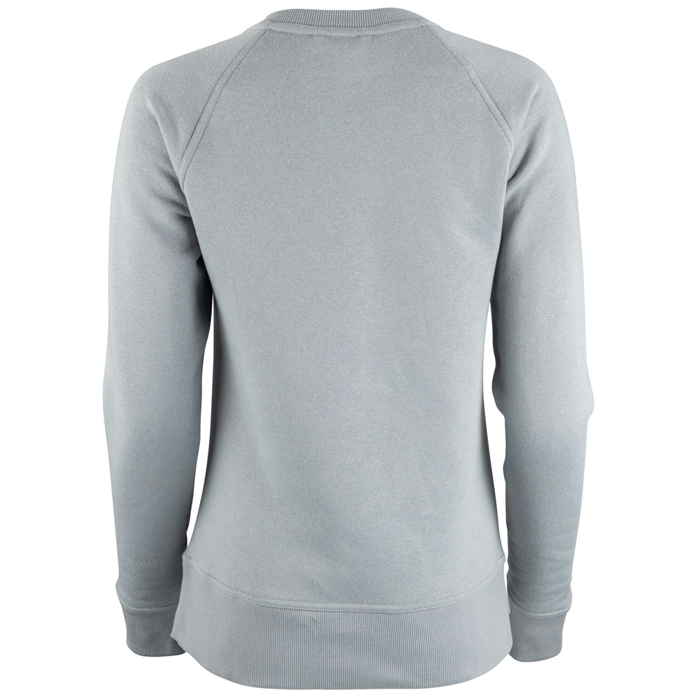 Victory Fleece Women's Split Hem Crew - Silver - Womens - Extra-Small