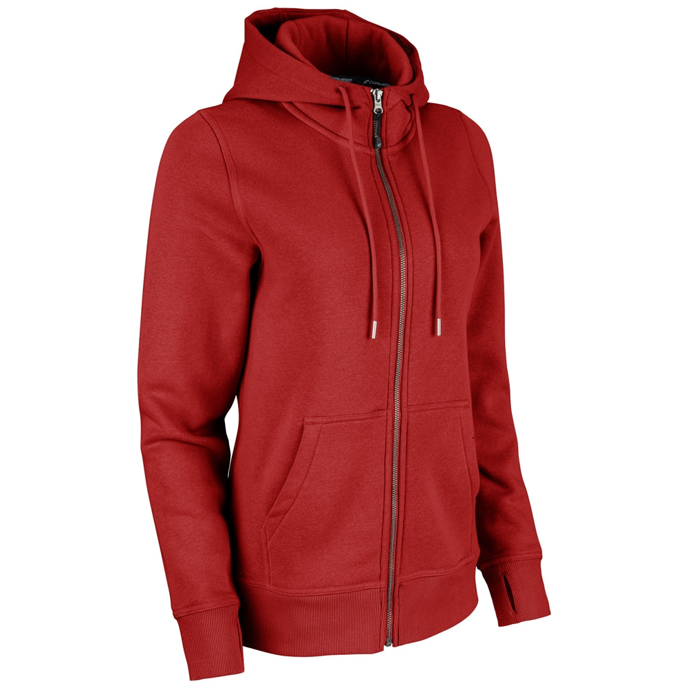 Victory Fleece Zip Hoodie - Scarlet - Womens - 3XL