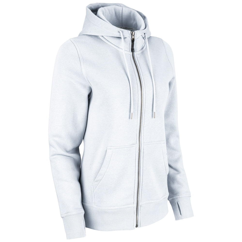 Victory Fleece Zip Hoodie - White - Womens - XXLarge