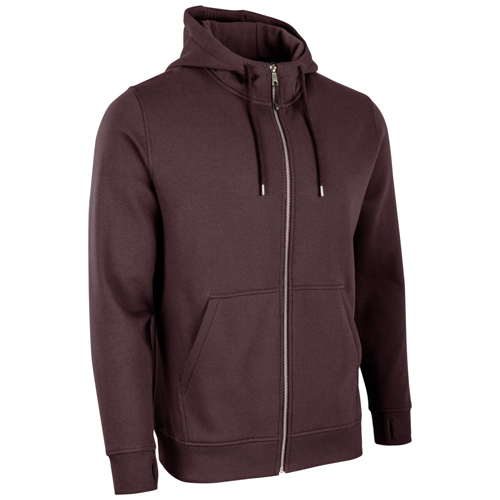 Victory Fleece Zip Hoodie - Maroon - Adult - 4XL