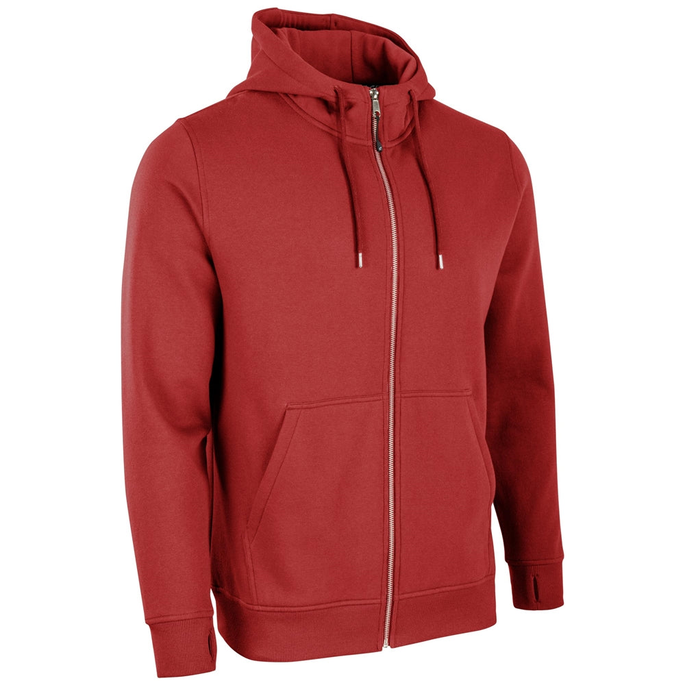 Victory Fleece Zip Hoodie - Scarlet - Youth - Large
