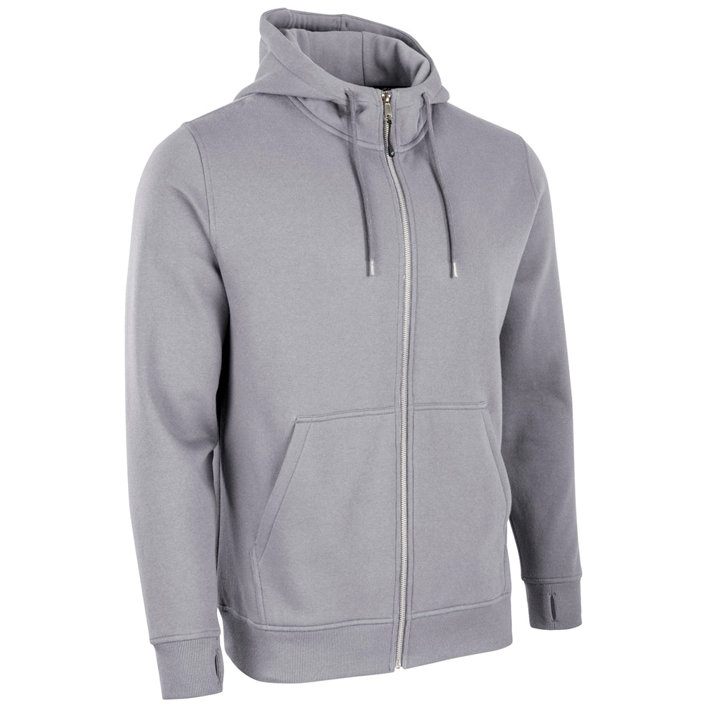 Victory Fleece Zip Hoodie - Silver - Youth - Large