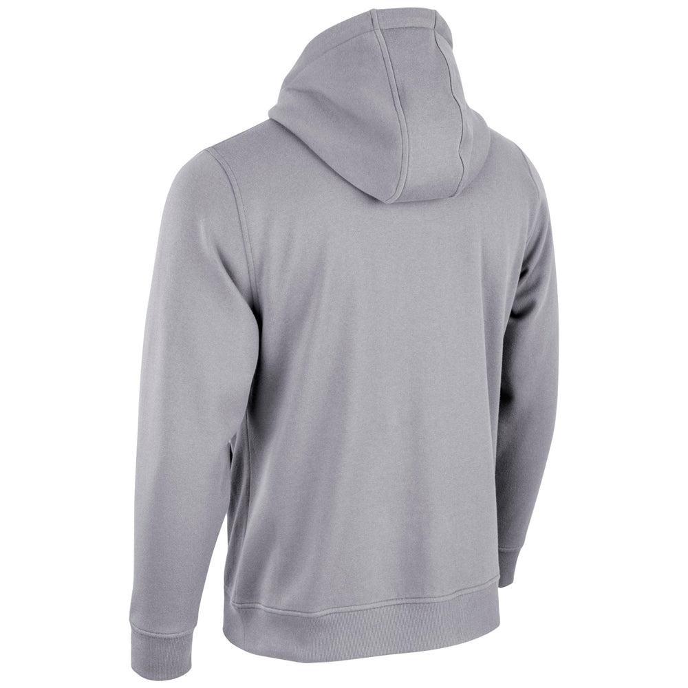 Victory Fleece Zip Hoodie - Silver - Adult - 3XL