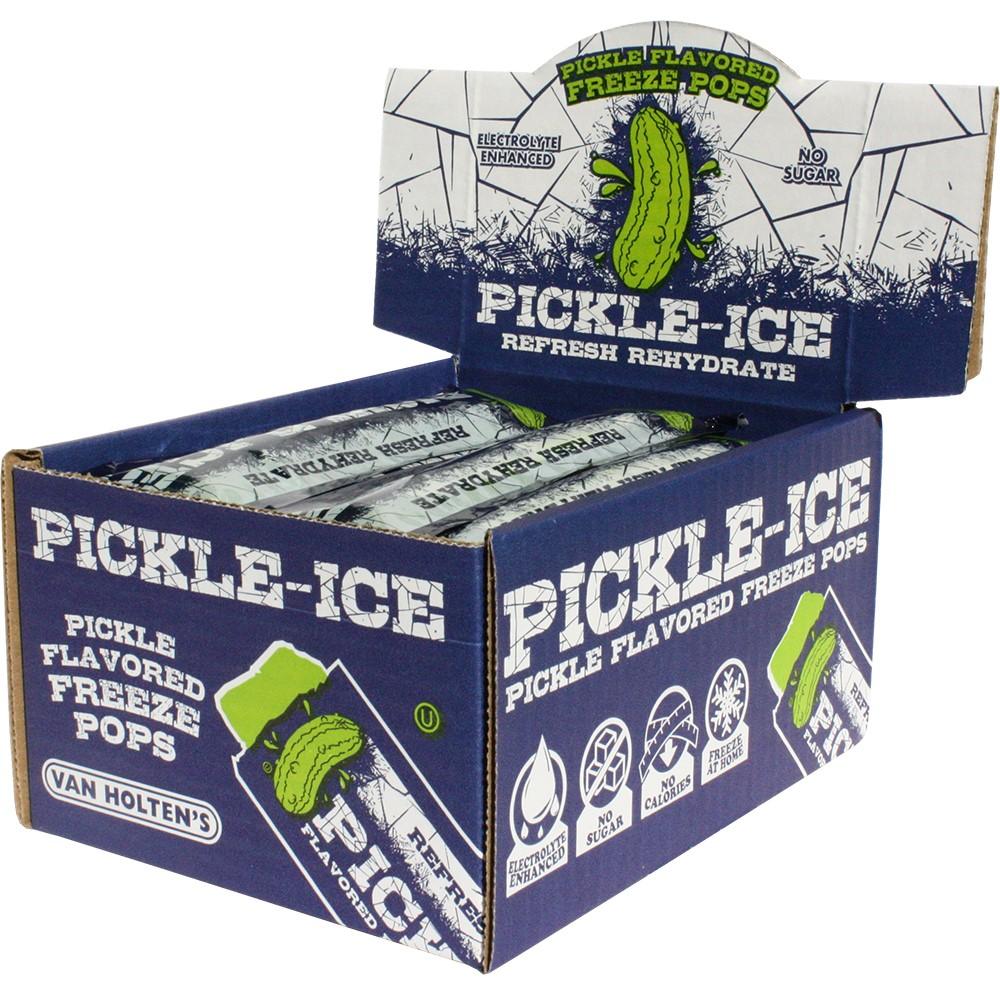 Freeze Pop, Pickle Flavored, Electrolyte Enhanced, 24/Pack